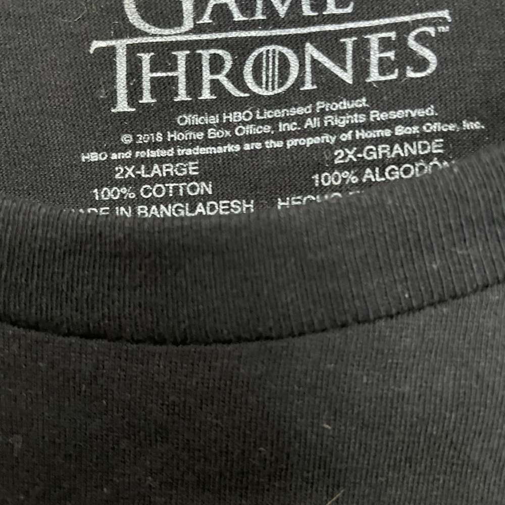 Game Of Thrones Shirt I Drink & I Know Things Lannister Stark Black 2X - Picture 3 of 3